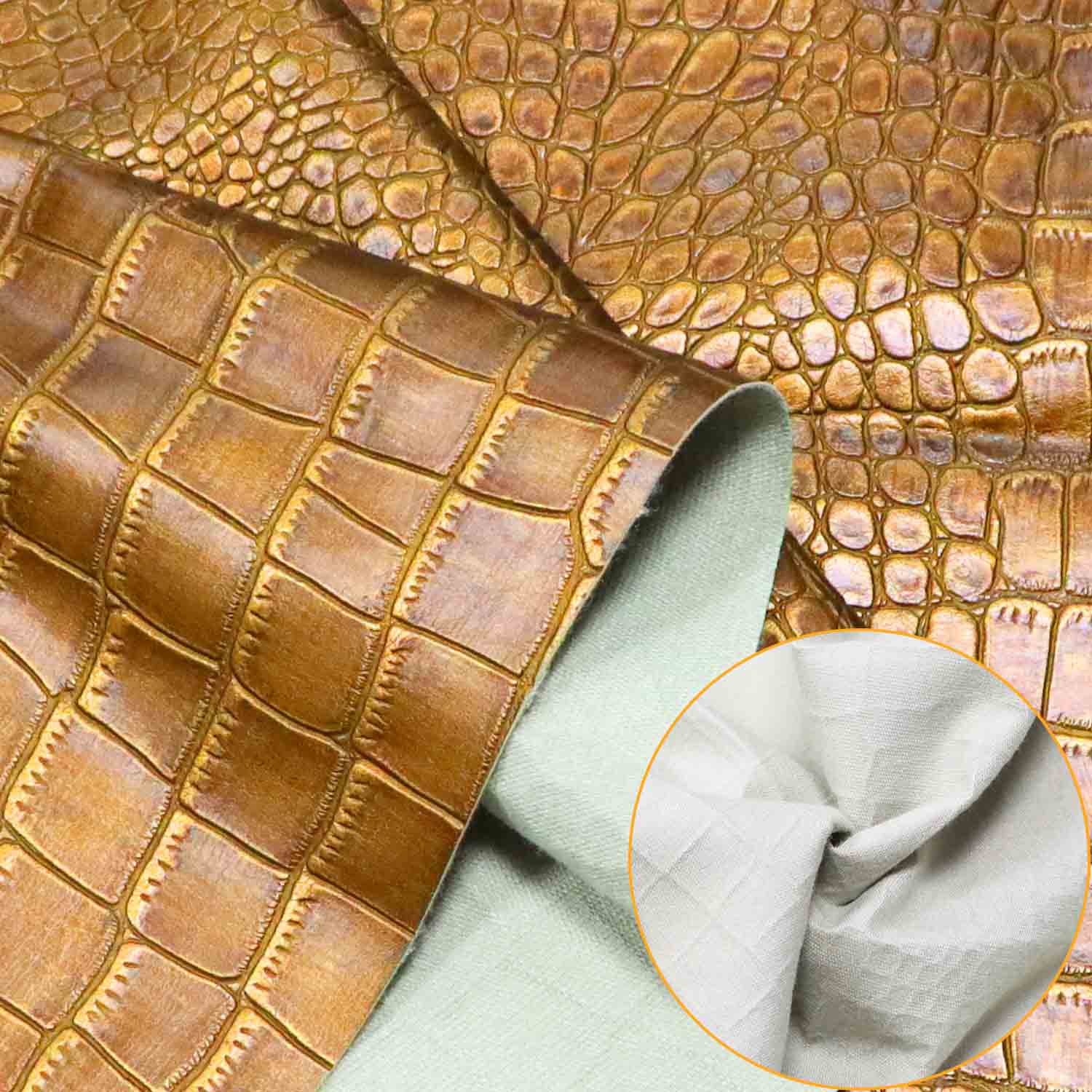 Custom Snake Skin kohokuvioitu PU-nahka