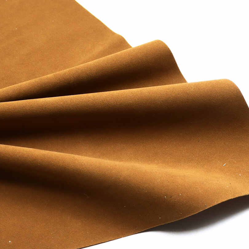 Kaksipuolinen mokkanahkainen PU-synteettinen nahkainen vaatekangas