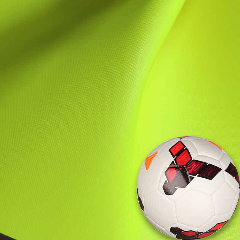 Fluorescein Footballs Balls PU-nahka kangas