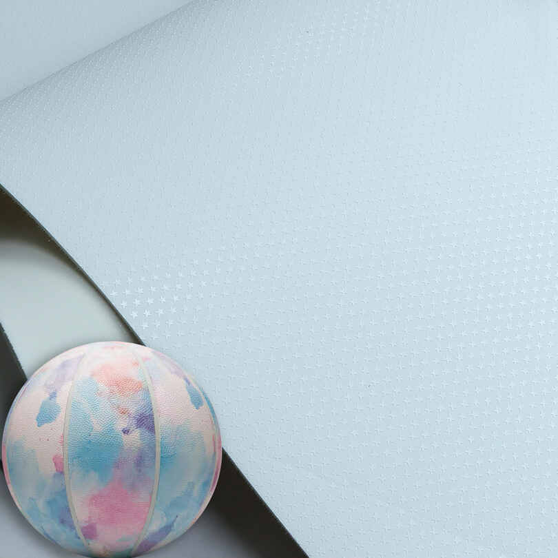 Tähtikuvioinen urheilujalkapallojen nahkakangas